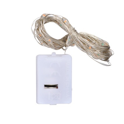 LED string lights for decorations, battery-operated