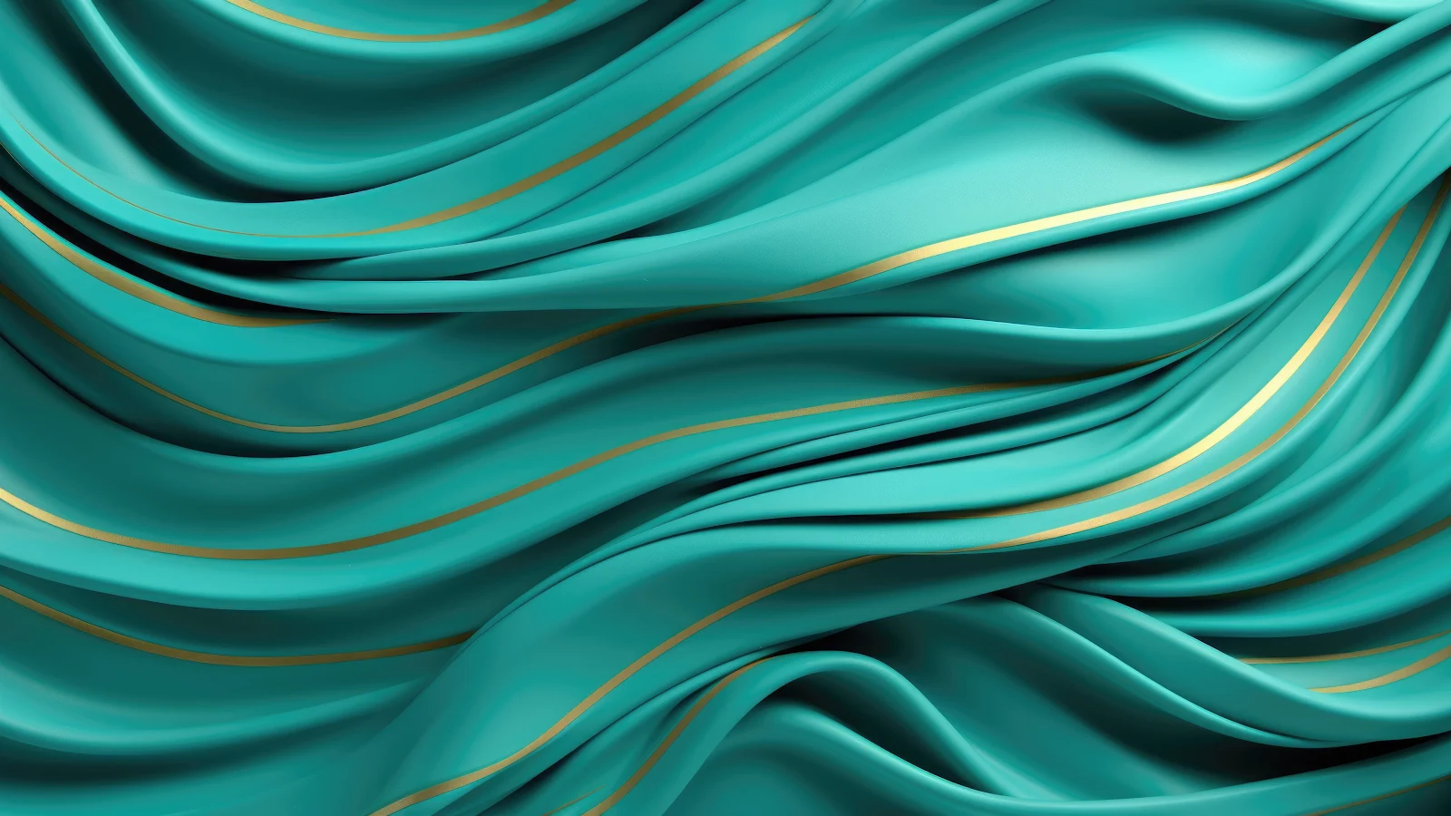 Turqoise Waves Minimal Abstract 4K Desktop Wallpaper Background [3840x2160] Free Download