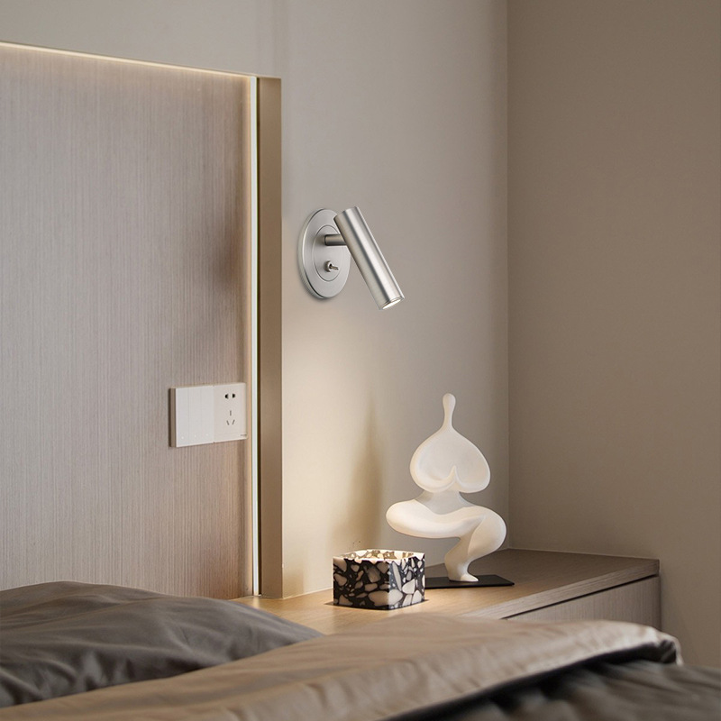 Minimalistische LED-Wandleuchte für das Schlafzimmer