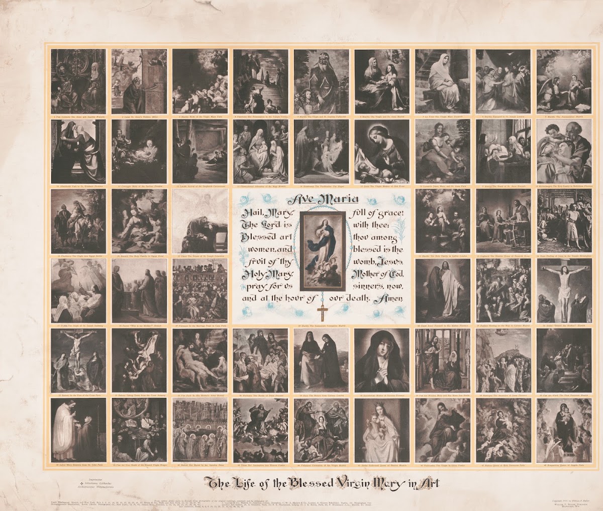 The Life Of The Blessed Virgin Mary In Art 1911