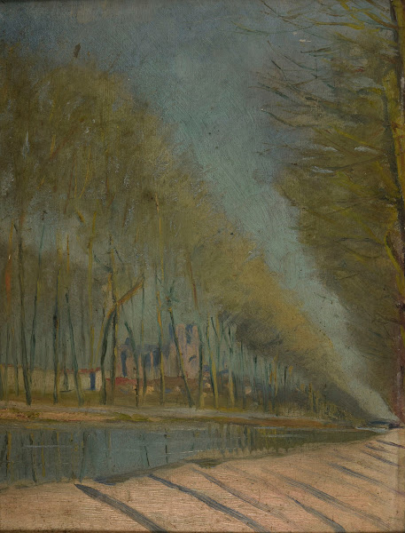 Bords du canal à Reims 1894 1904