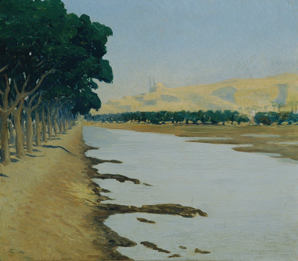 Blick auf die Zitadelle von Kairo 1900