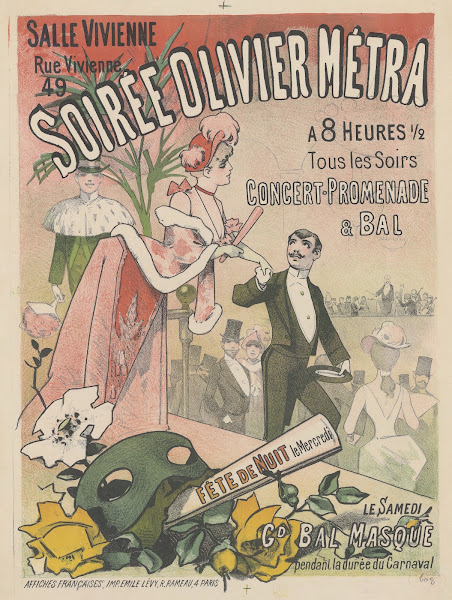 Salle Vivienne Soirée Olivier Métra 1886