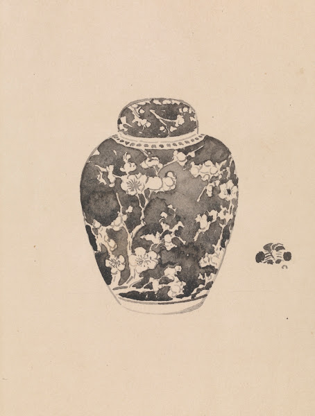 Oviform Ginger Jar with Bell shaped cover 1878