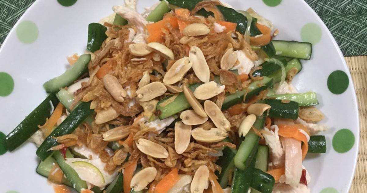 Gỏi gà dưa leo!