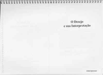 LACAN, Jacques. O seminário - Livro 6 - O desejo e sua interpretação