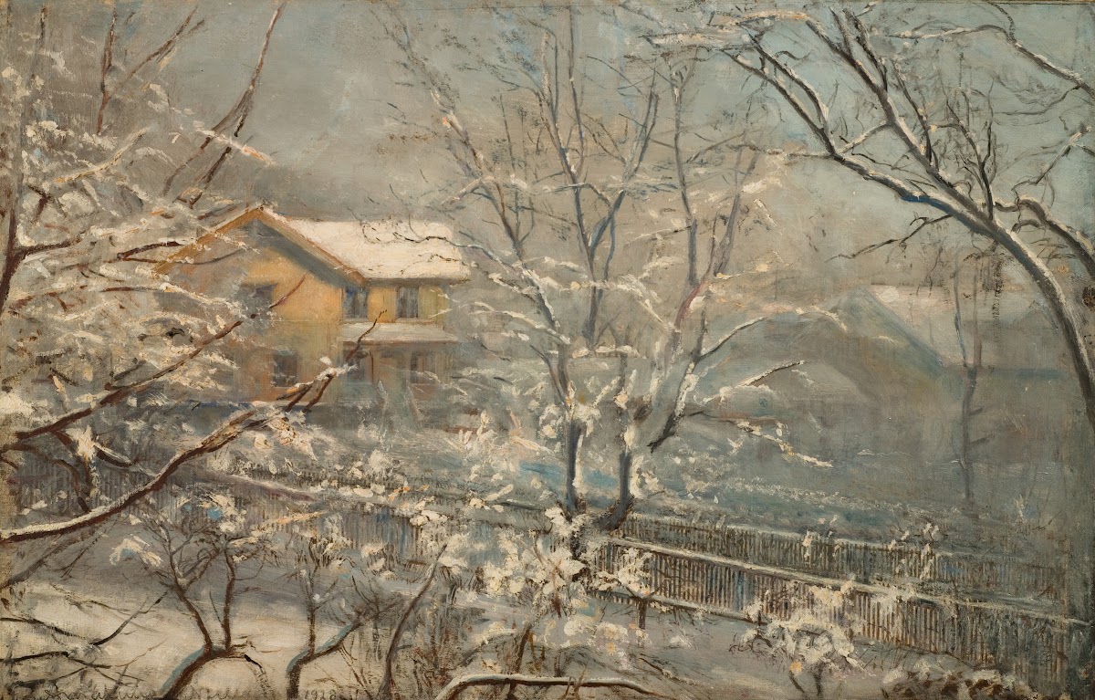 Morgenstemning ved Majorstuveien 8 1928