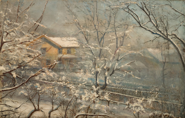 Morgenstemning ved Majorstuveien 8 1928