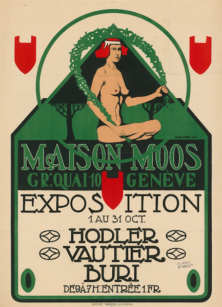 Maison Moos Exposition Hodler Vautier Buri 1913