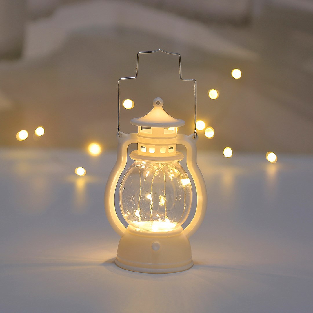 Dekorative LED-Laterne im Retro-Stil