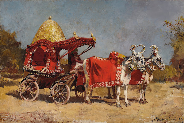 Native Gharry or Cart 1882
