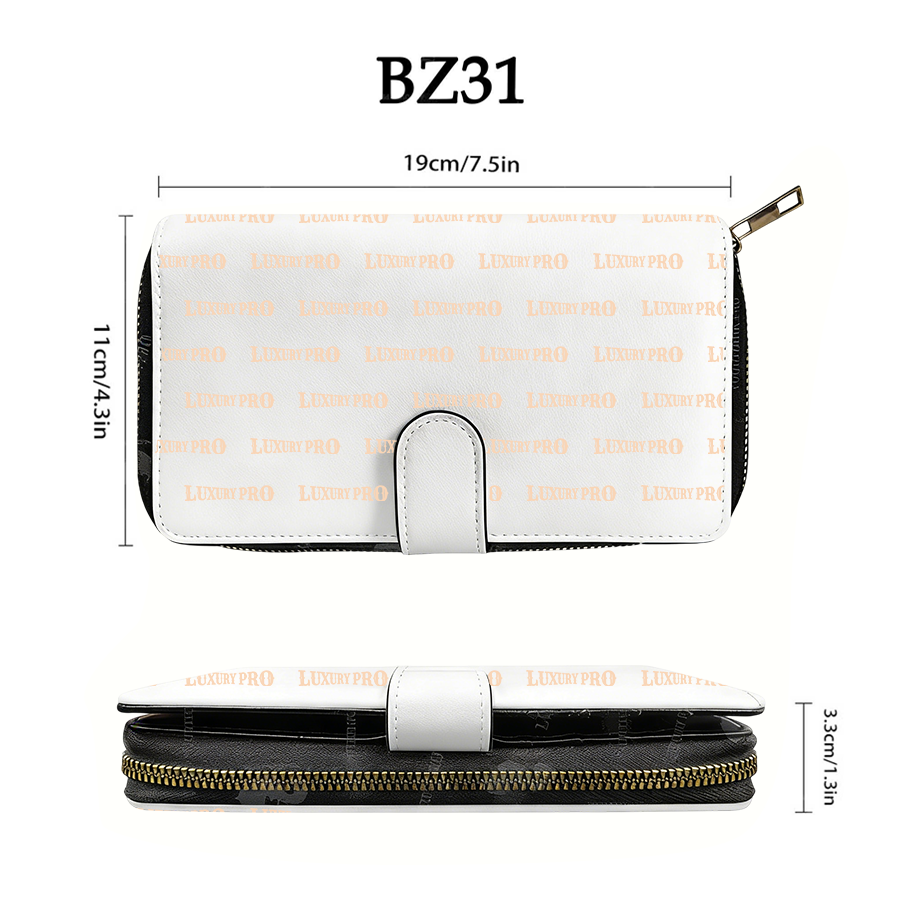 3D Flap long wallet