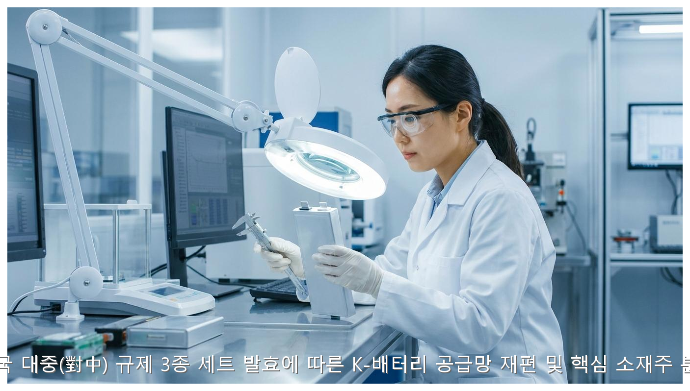 2026년 미국 대중(對中) 규제 3종 세트 발효에 따른 K-배터리 공급망 재편 및 핵심 소재주 분석 리포트 핵심 안내 및 분석 인포그래픽 (7)