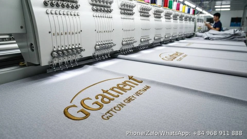 Cotton Grey Fabric - Gold Garment Vietnam