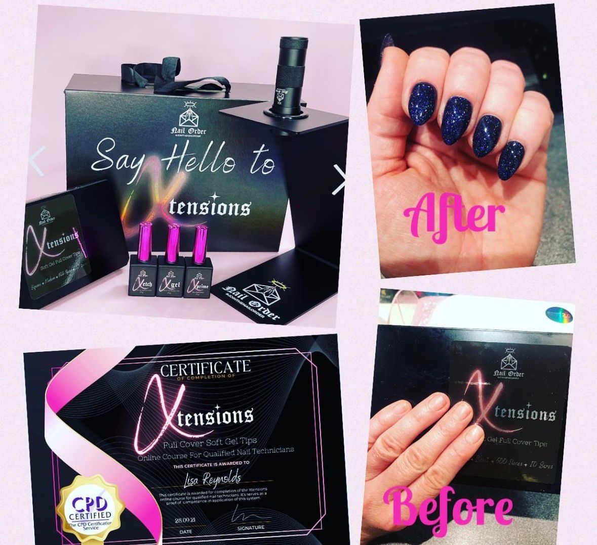 Gel extensions by Polish Me Pretty