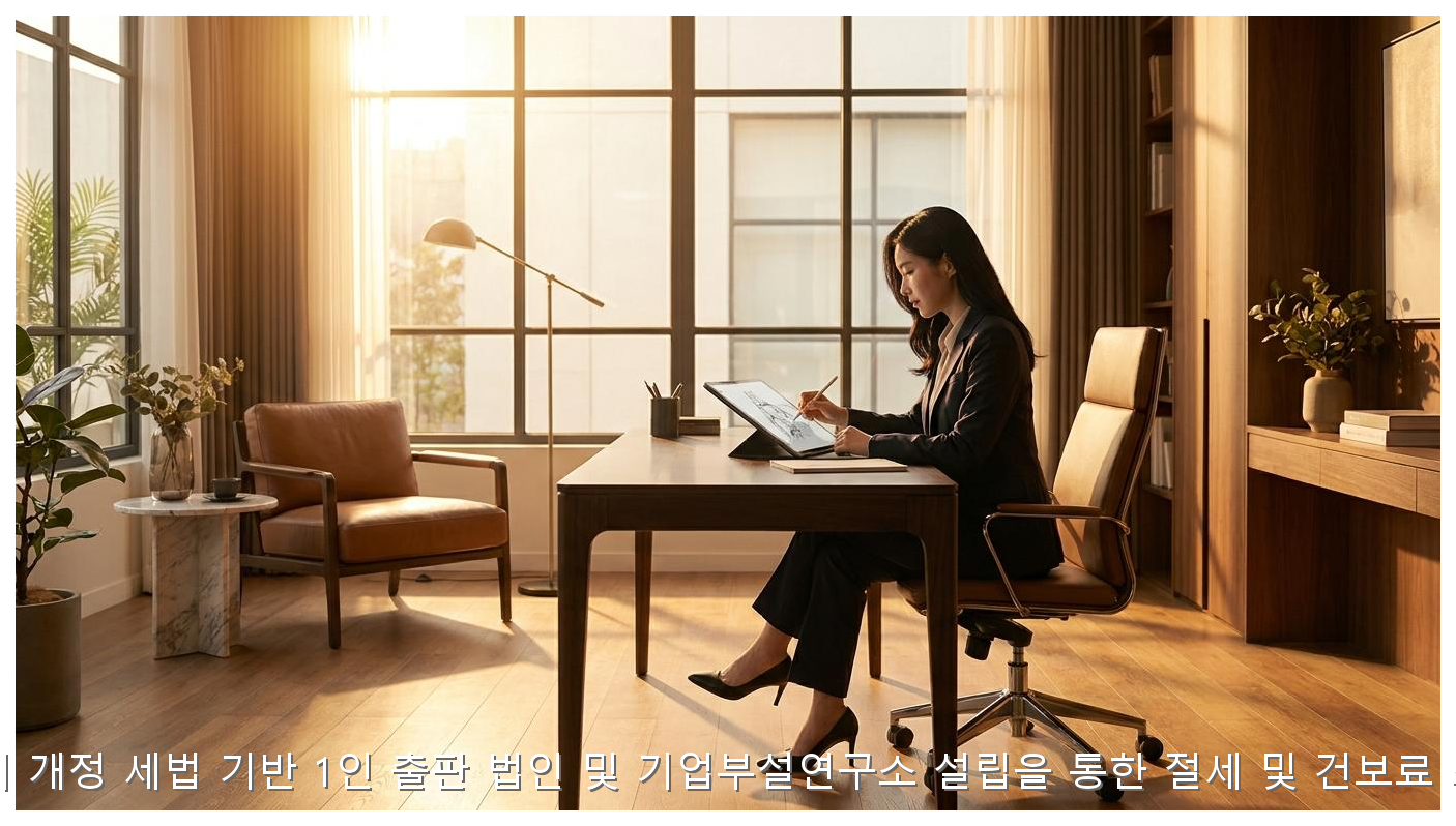 2026년 하반기 개정 세법 기반 1인 출판 법인 및 기업부설연구소 설립을 통한 절세 및 건보료 최적화 가이드 핵심 안내 및 분석 인포그래픽 (3)