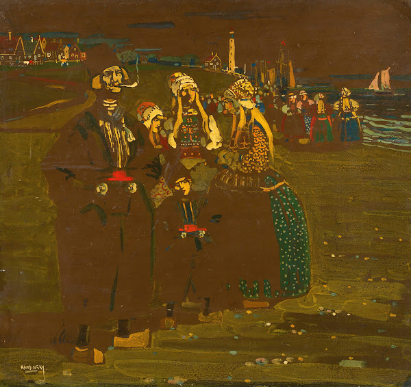 Erinnerung An Holland In Erwartung Heimkehrender Schiffe 1904