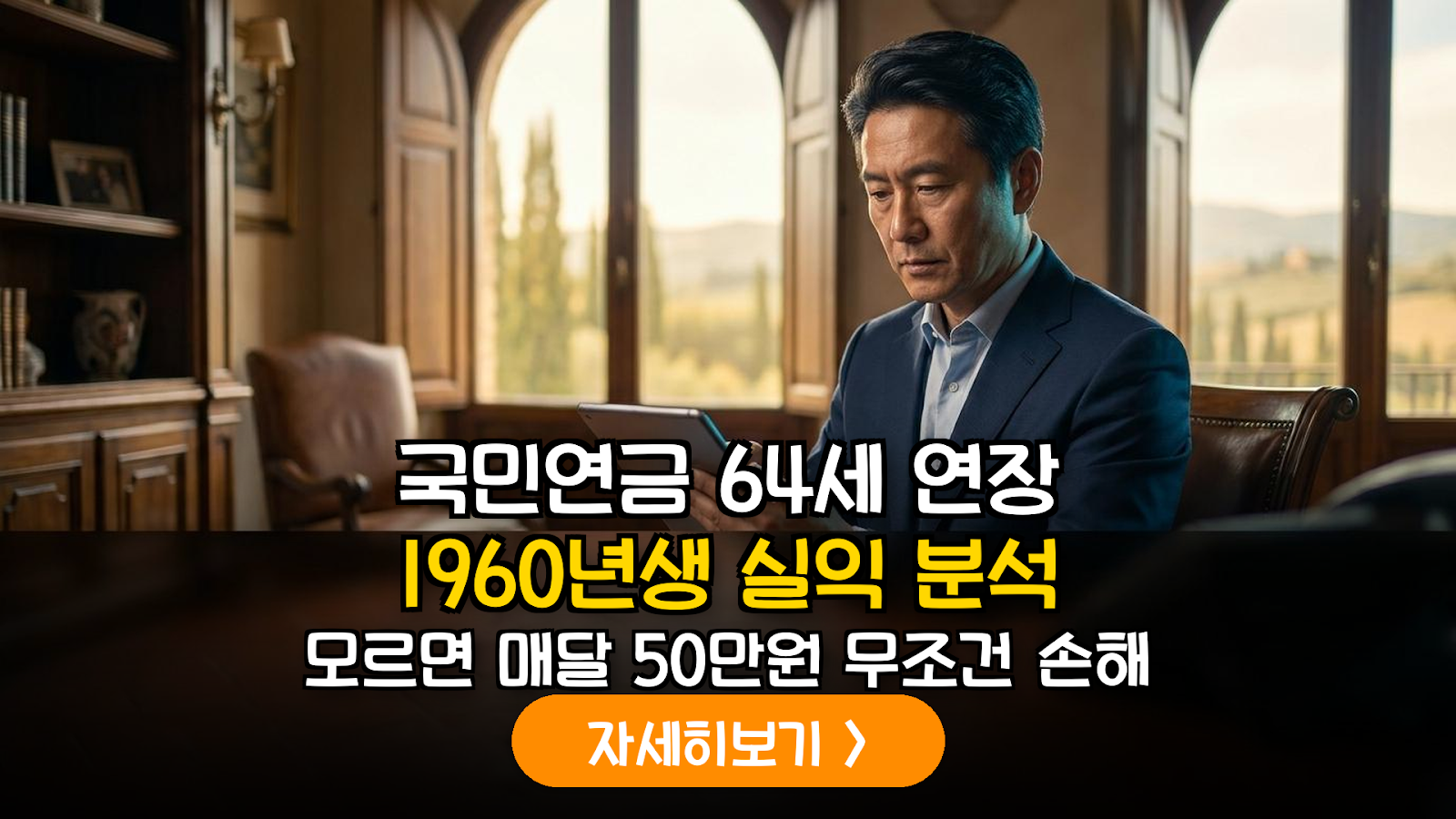 2026 국민연금 64세 연장 1960년생 실익 분석
