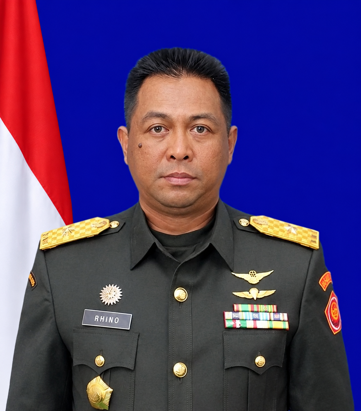 Brigjen TNI Rhino Charles Tuwo, M.Sc., M.P.M.