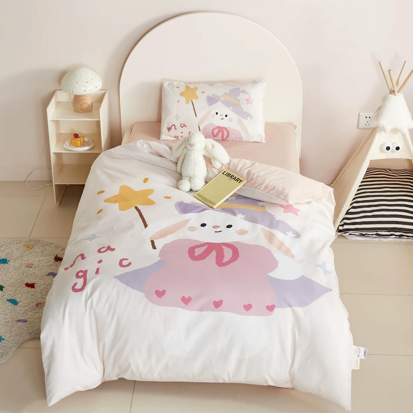 Children's Bedding Set, 3-piece, Cotton, Cartoon