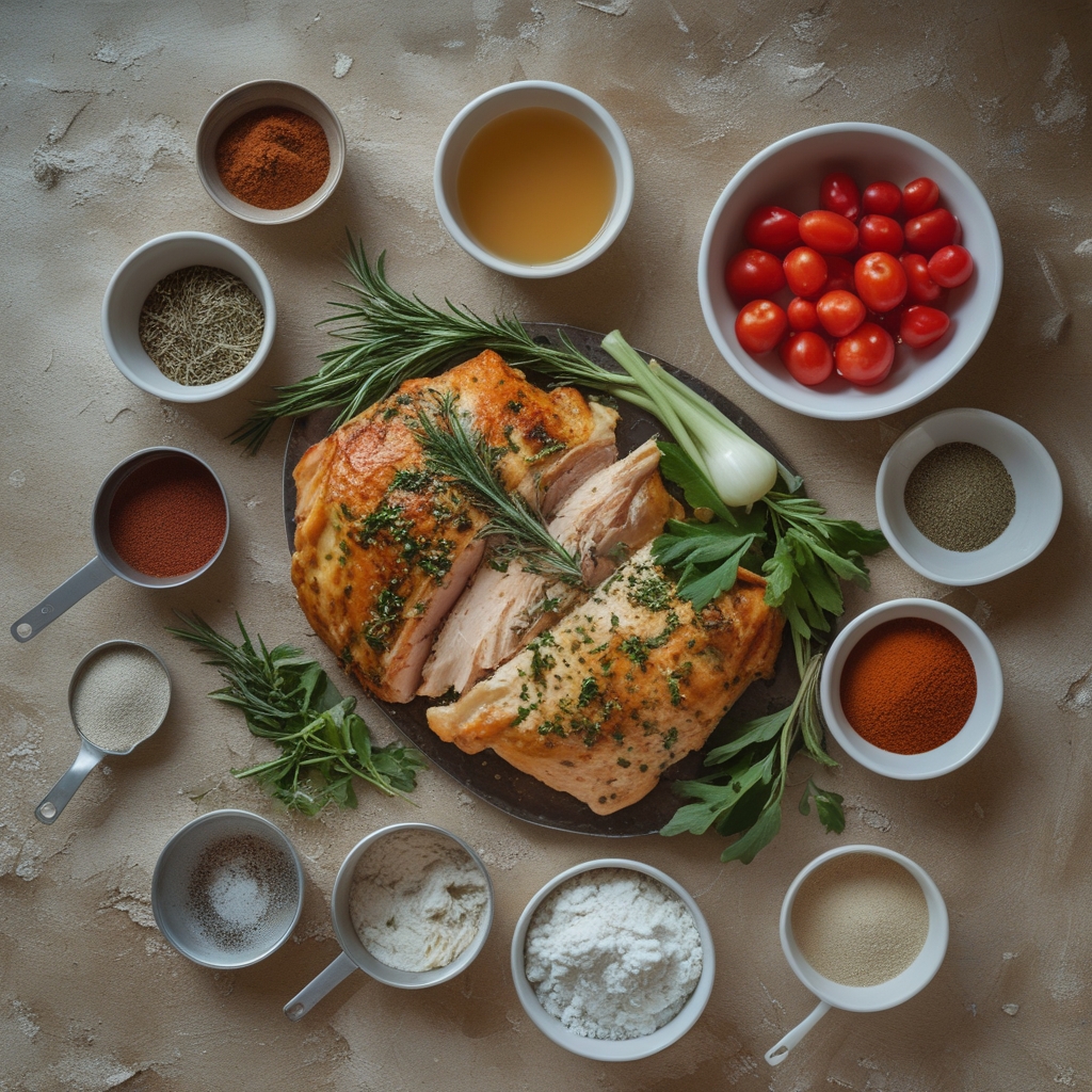 Ingredients for Chicken Wellington Recipe - Easy & Homemade Comfort Food