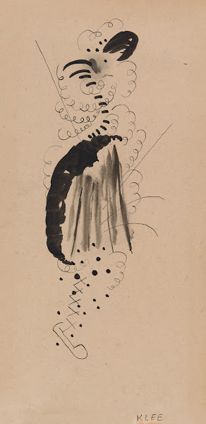Portrait of Janet Braguin in the style of PaulKlee early 20thcentury