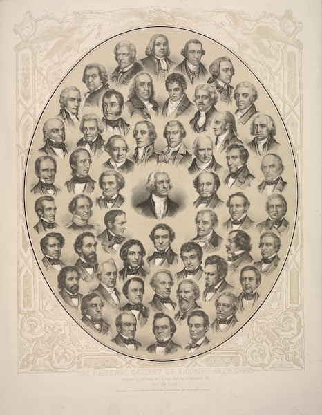 The National Gallery Of Eminent Americans 19th Century