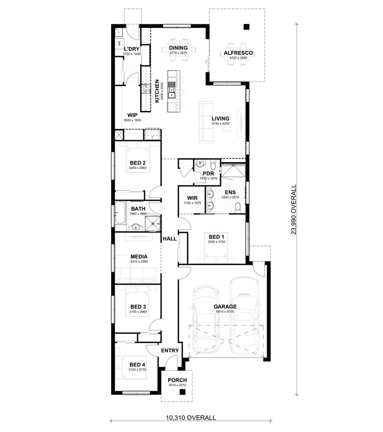 House and Land Investment Property in Upper Coomera, QLD (3.88% Yield) | Aus Investment Properties - Floor Plan 1