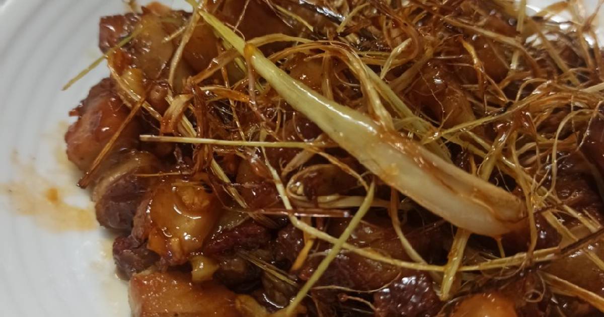 Ba chỉ chiên mắm sả
