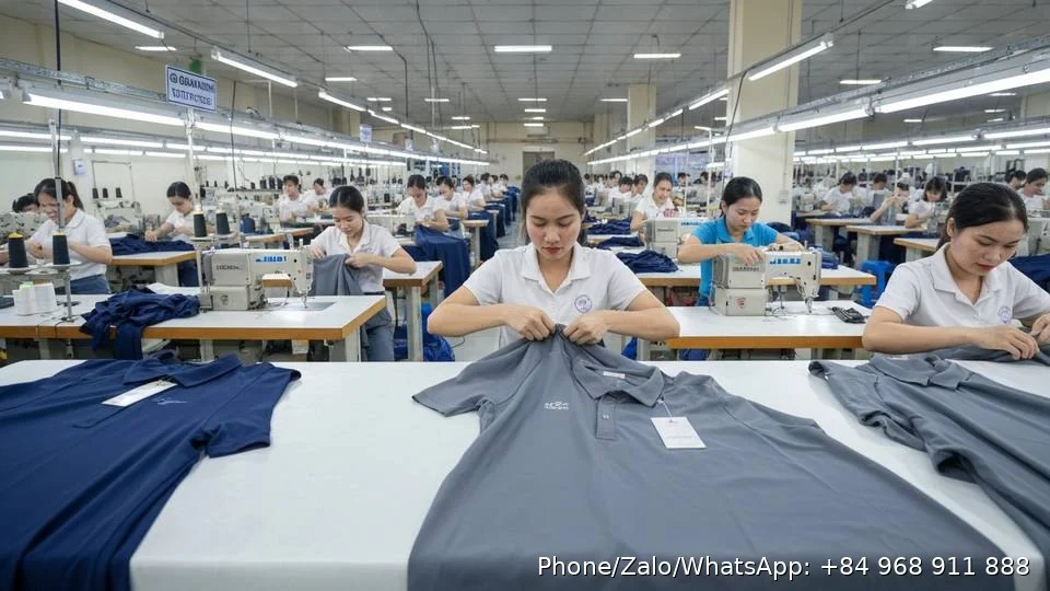 Wholesale Golf Clothing - Gold Garment Vietnam