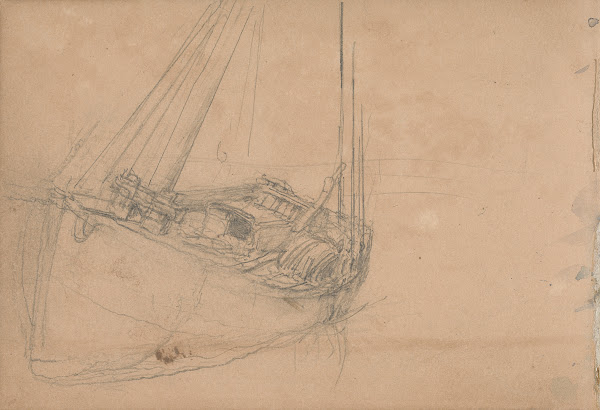 Study of a Fishing Boat 1863