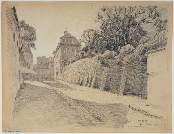 La rue des Saules 1926