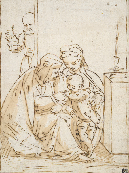 The Holy Family with SaintAnne 16thcentury
