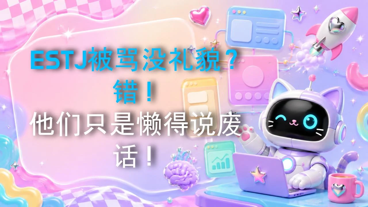 ESTJ被骂没礼貌？错！他们只是懒得说废话！