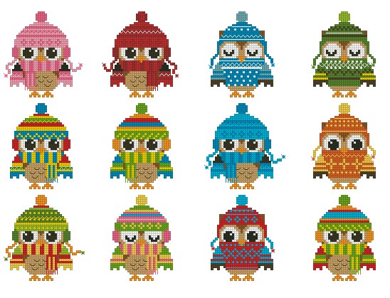 CMP X236 Hooties Colorful Winter