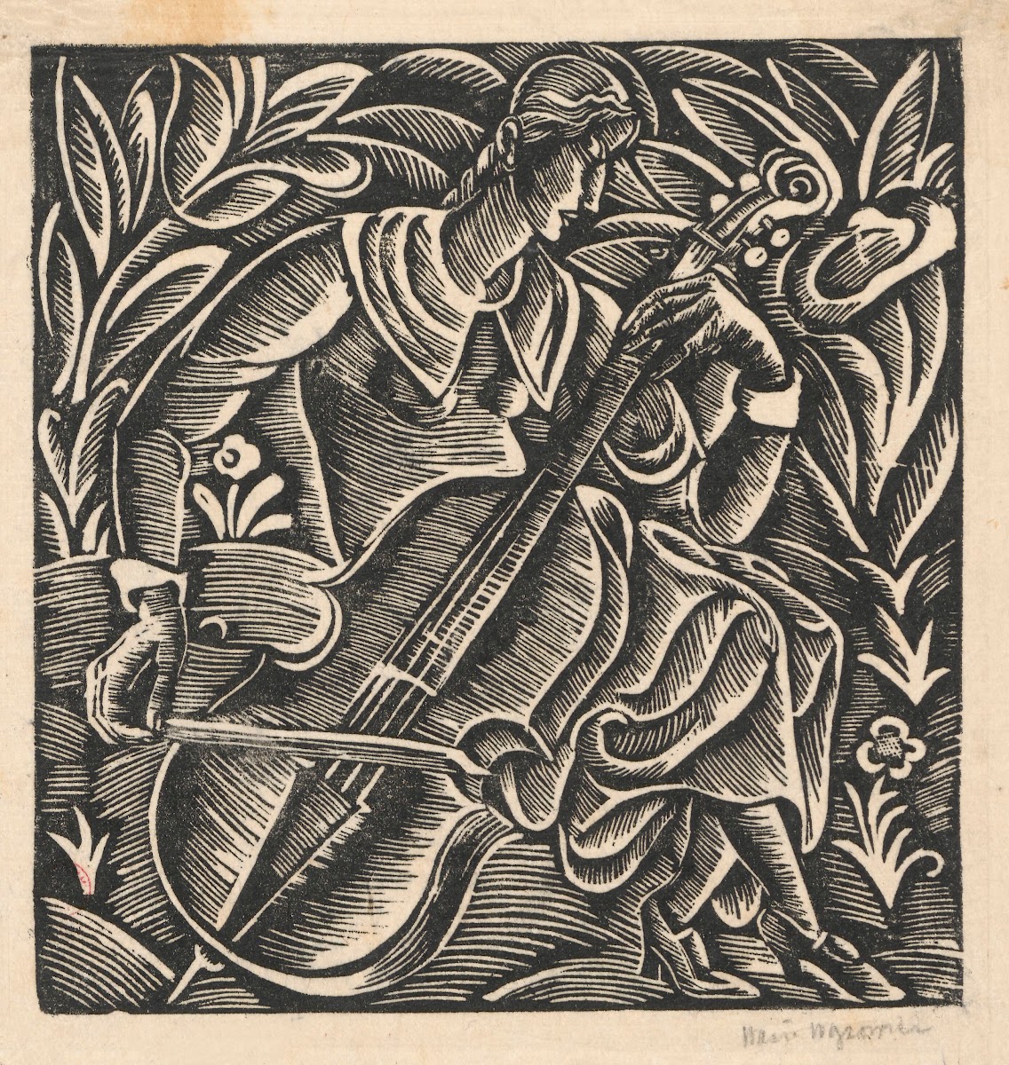 Dziewczyna grająca na wiolonczeli 1922