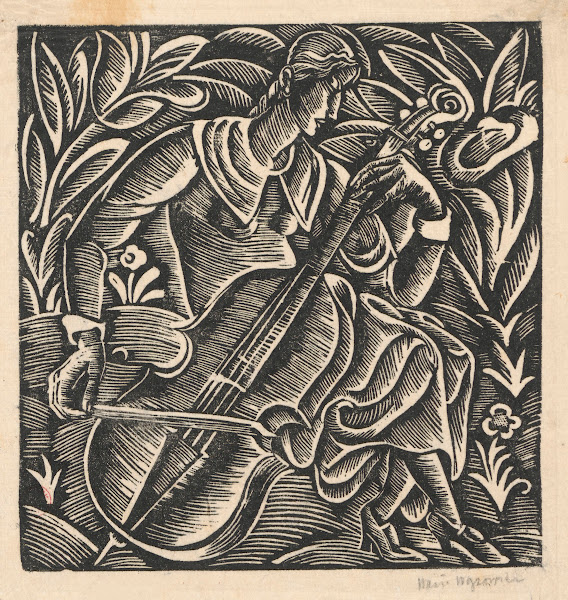 Dziewczyna grająca na wiolonczeli 1922