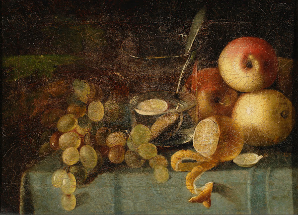 Still life with a glass from 1835 until 1840