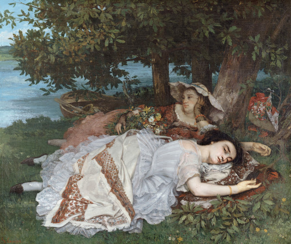 Les demoiselles des bords de la Seine été 1857