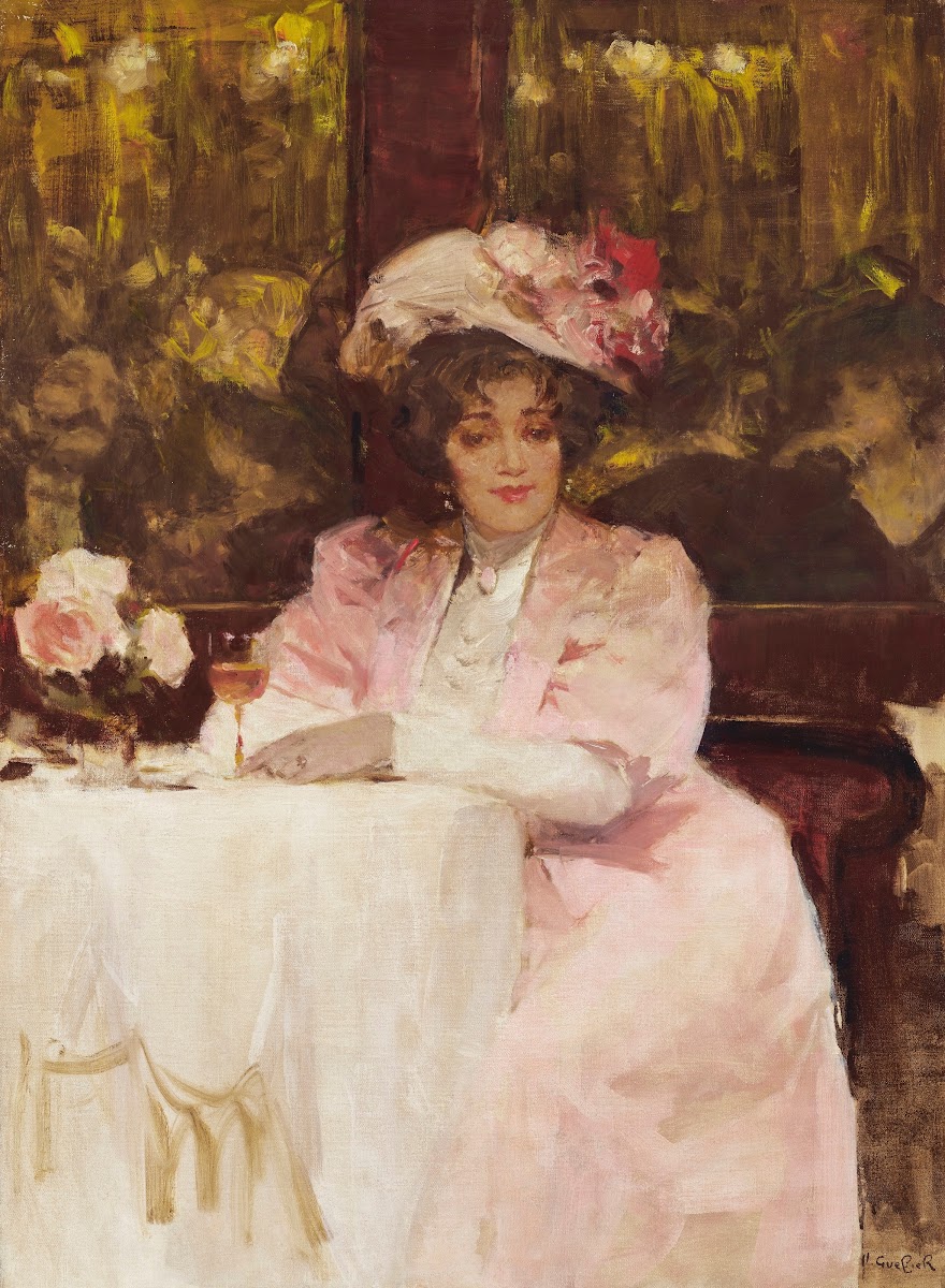 Lady in a Café