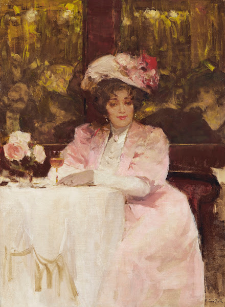 Lady in a Café