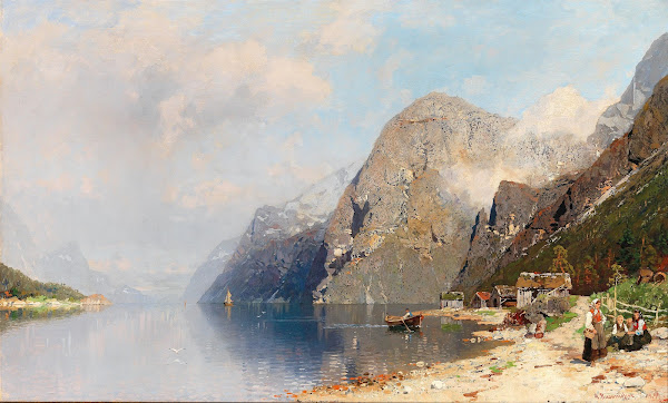 A fjord landscape