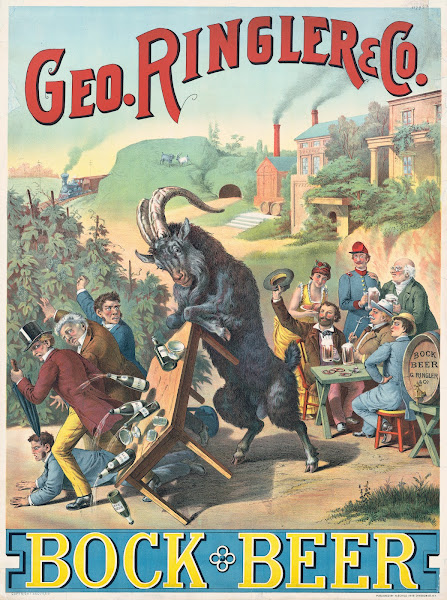 Geo Ringler  Co Bock Beer 1886