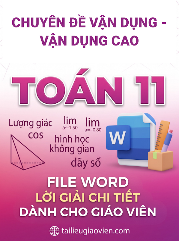 Chuyên Đề Vận Dụng - Vận Dụng Cao Toán  11