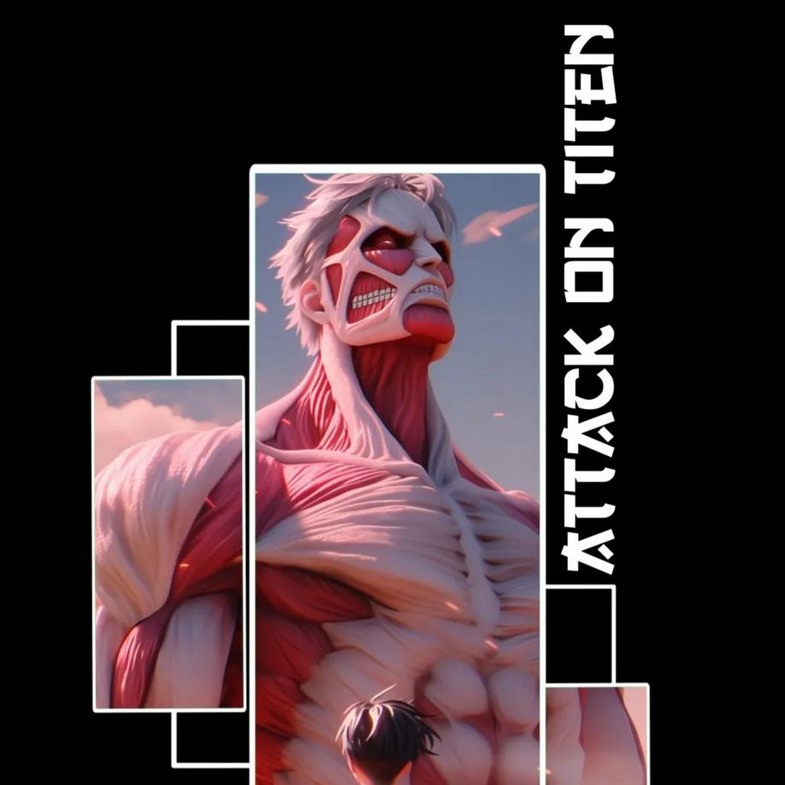 Download Attack On Titan, Anime, Colossal Titan, Fan Art iPhone