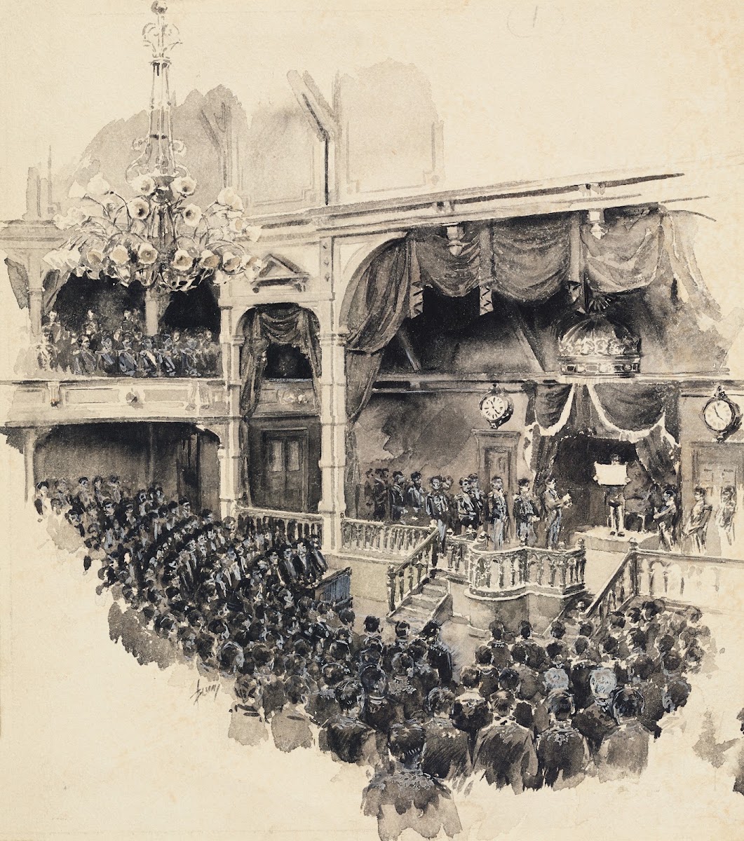 Opening Scene Of Japanese Parliament 1890