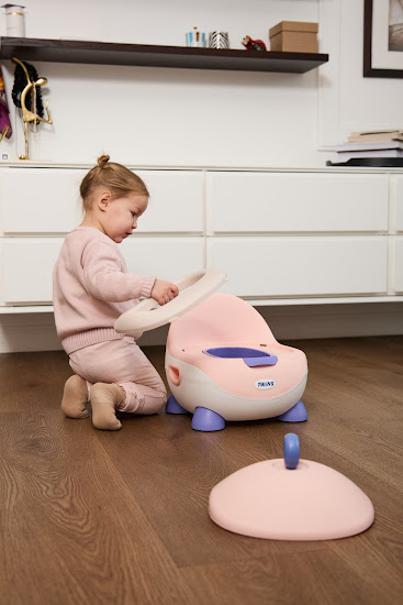 Children's potty Twins Penguin pink