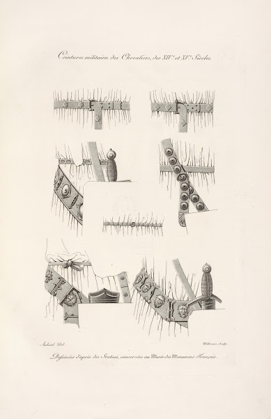 Ceintures militaires des chevaliers des XIVe et XVi siècles 1839