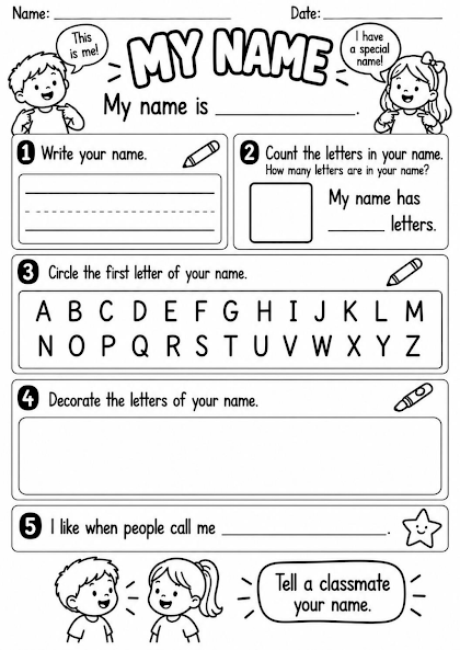 My Name Is Special Worksheet