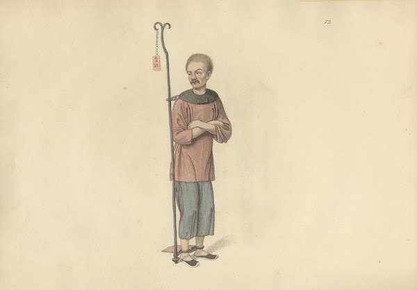 A malefactor chained to an iron bar 1801